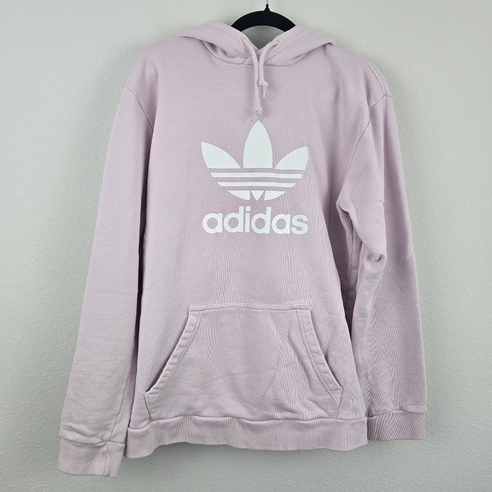 Pink Adidas Pullover Hoodie